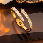 Modern luxury fine art editorial jewelry serpentine scale bracelet gift for her.