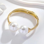 Luxury tarnish-free stainless steel elegant pearl jewelry for sensitive skin.