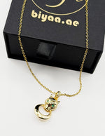 Hypoallergenic non-tarnish emerald eye panther jewelry for women Dubai.
