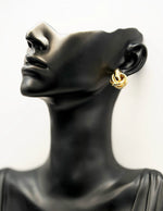 Best imitation jewellery brands in uae vintage inspired intertwined gold ring studs.