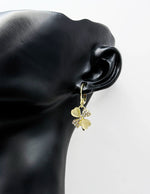Close-up of premium hypoallergenic imitation jewelry featuring a lucky clover design.