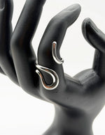 Hypoallergenic non-tarnish high polish sculptural gold ring UAE.