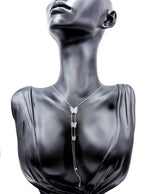 Everyday luxury fashion jewelry necklace with durable silver coating by Biya Accessoires.