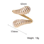 Modern luxury fine art editorial jewelry delicate gold ribbed ring gift for her.