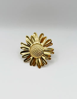 Hypoallergenic non-tarnish chunky 11g gold ring UAE.