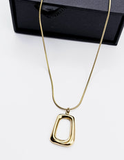 Hypoallergenic non-tarnish modern architectural gold jewelry UAE.