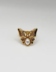 Hypoallergenic non-tarnish fairycore gold insect ring UAE.