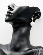 Everyday luxury fashion jewelry gold tone statement drops by Biya Accessoires Dubai.