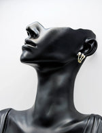 Close-up of premium hypoallergenic imitation jewelry featuring a layered pearl design.