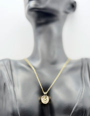 Waterproof non-tarnish artificial jewelry medallion for women in Dubai.