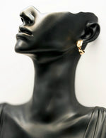 Close up of premium hypoallergenic imitation jewelry featuring a multi layered design.