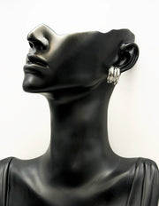 Close-up of premium hypoallergenic imitation jewelry featuring a multi-layered design.