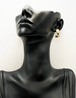 Everyday luxury fashion jewelry statement hoops by Biya Accessoires Dubai.