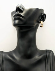 Close-up of premium hypoallergenic imitation jewelry featuring a multi-strand gold design.