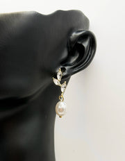 Best imitation jewellery brands in uae gold botanical studs with crystals and baroque pearls.