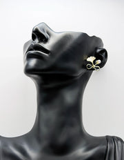 Everyday luxury jewelry uae botanical studs by the best jewelry shop in UAE.