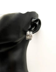 Close-up of premium hypoallergenic imitation jewelry featuring a multi-layered design.