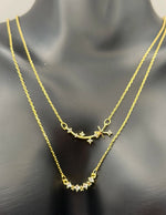 Close-up of premium hypoallergenic layered star jewelry for women in the UAE.