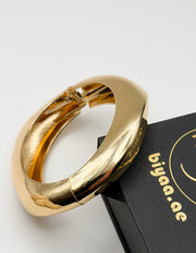 Luxury tarnish-free gold stainless steel minimalist wrap jewelry for sensitive skin.