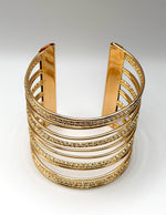 Non-tarnish thin layered gold bracelets for women Dubai luxury fashion.