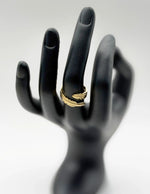Waterproof gold organic bohemian adjustable ring for women Dubai.
