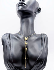 Everyday luxury fashion jewelry necklace with durable PVD coating by Biya Accessoires.