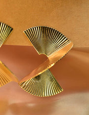 Elegant stud earrings with clean girl jewellery vibe