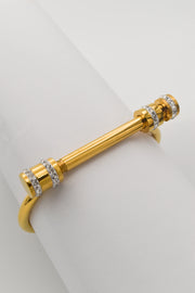 Canadian clean girl jewellery style gold bangle