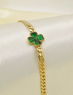 golden_leaf_heart_charm_bracelet_gift_for_her_canada