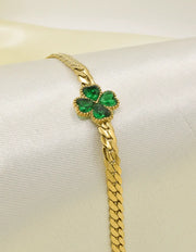 golden_leaf_heart_charm_bracelet_gift_for_her_canada