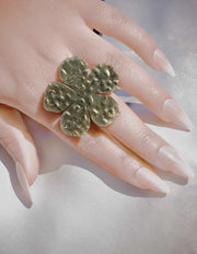 front view floral design unique engagement ring montreal jewellery