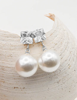 earrings_pearl_earrings_silver_tone_square_cut_stud_and_pearl_dangle_design