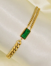 elegant_golden_chain_bracelet_with_green_gemstone_for_women_canada