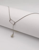 layered silver necklace with pendant, affordable luxury jewelry canada
